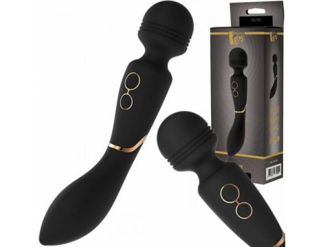 Wibrator różdżkowy Céline Elite Dream Toys czarny USB 20 cm